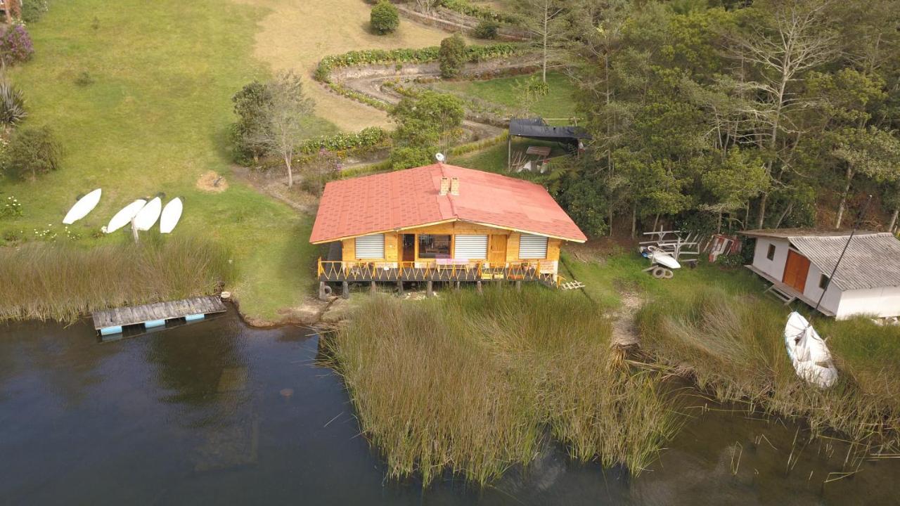 Hermosa Cabana En La Cocha-Finca Indiana El Encano Exterior foto
